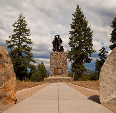Pioneer Monument at Donner Memorial State park
