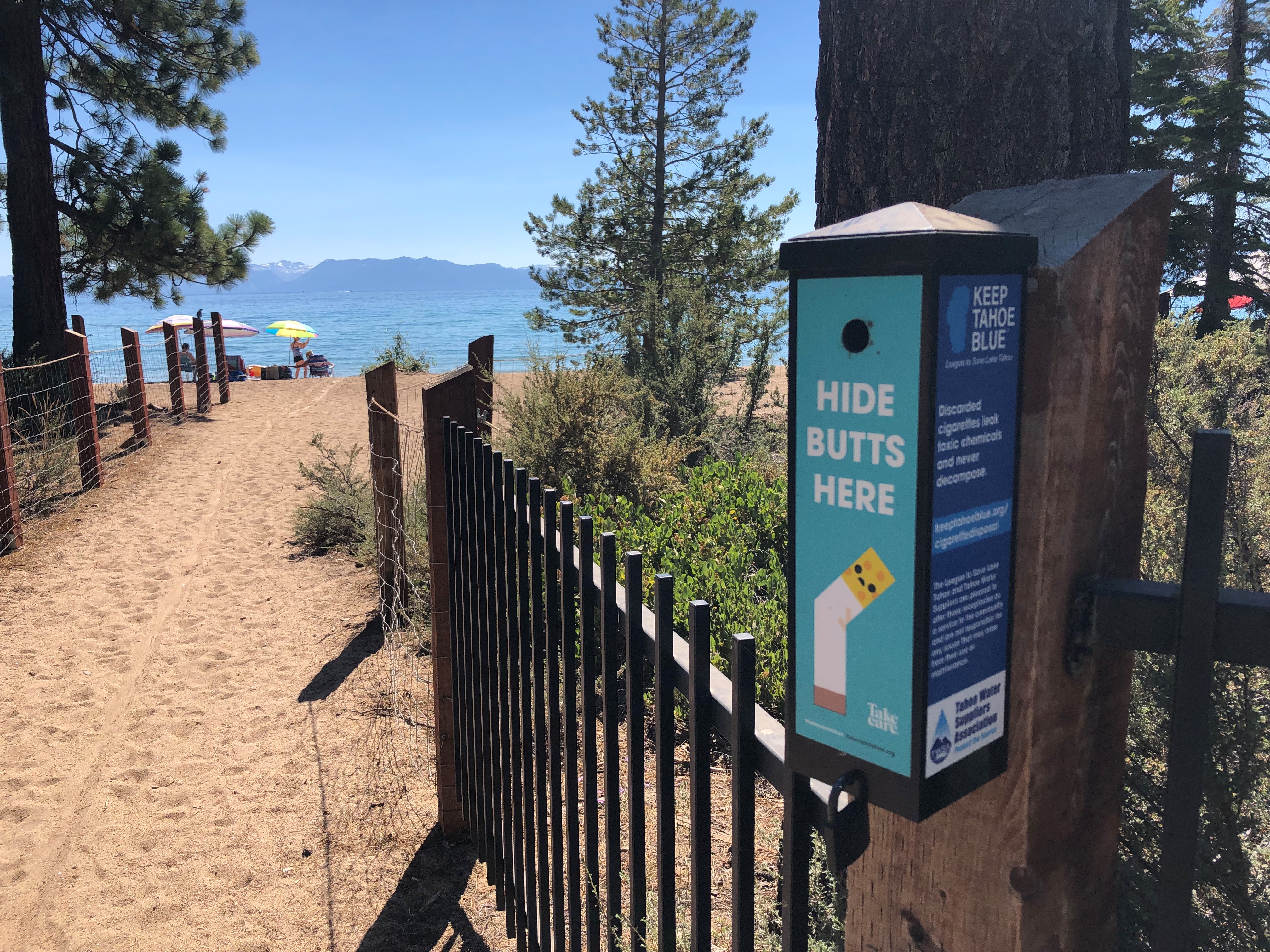 Cigarette Canister Program Keeps Butts out of Lake Tahoe
