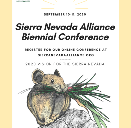 Sierra Nevada Alliance Biennial Conference flyer